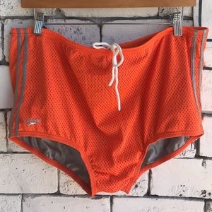 Speedo Solid Poly Mesh Square Leg orange Size 38